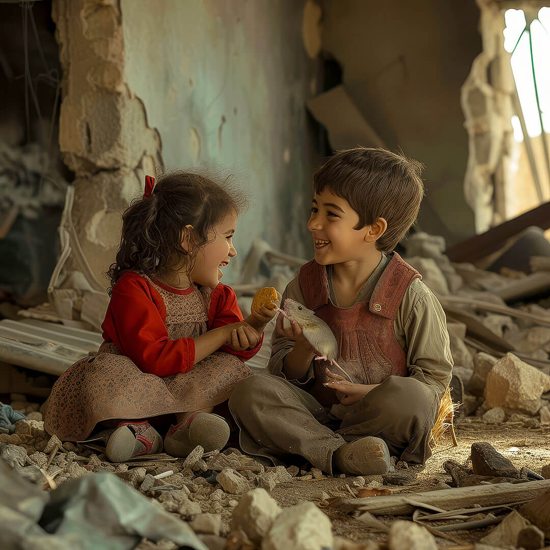 کودکان شهید غزه - قایم موشک - داستان صوتی کوتاه 193 - میقات مدیا